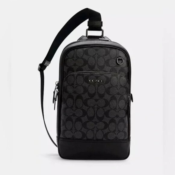 Coach Black Belt Bag (unisex) - Picture 1 of 12